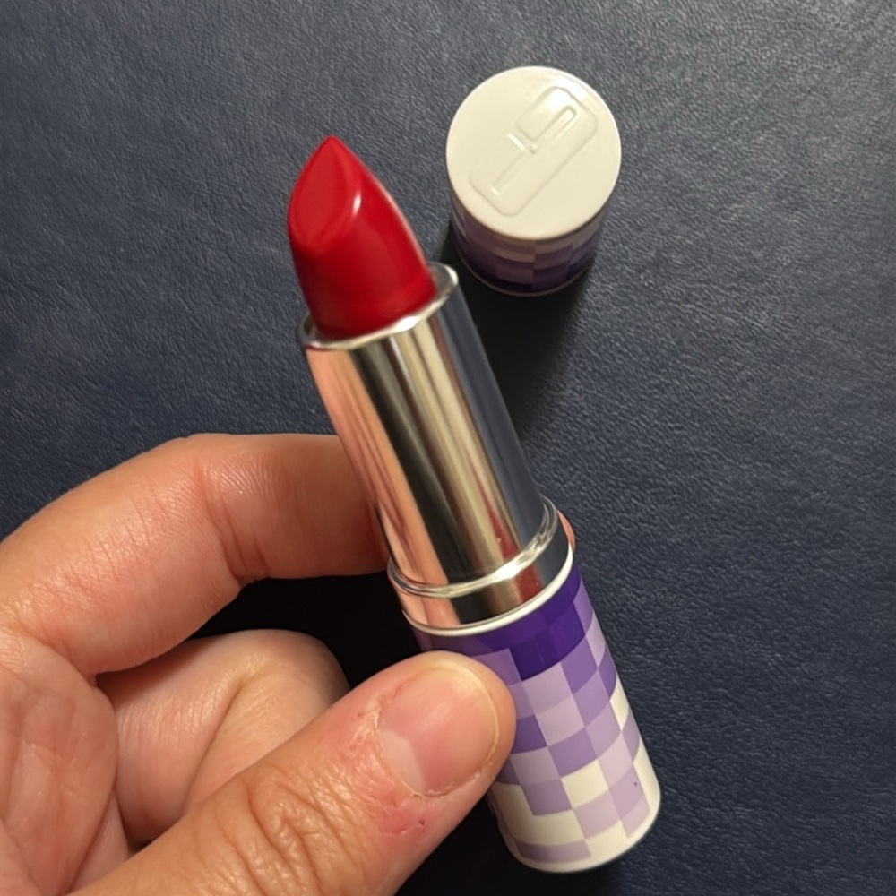 CLINIQUE Pop Lip Color Lipstick + Primer Cherry Pop NEW - Picture 7 of 8